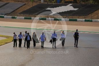 World © Octane Photographic Ltd. Formula 1 – F1 Portuguese GP, Track Walk. Michael Masi Race Director, Safety Delegate and Permanent Starter and FIA technical staff. Autodromo do Algarve, Portimao, Portugal. Thursday 22nd October 2020.