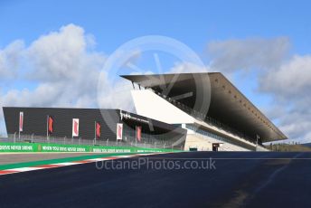 World © Octane Photographic Ltd. Formula 1 – F1 Portuguese GP. Main grandstand. Autodromo do Algarve, Portimao, Portugal. Thursday 22nd October 2020.