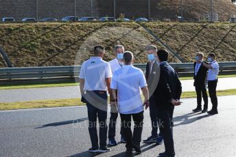 World © Octane Photographic Ltd. Formula 1 – F1 Portuguese GP, Track Walk. Michael Masi Race Director, Safety Delegate and Permanent Starter and FIA technical staff. Autodromo do Algarve, Portimao, Portugal. Thursday 22nd October 2020.