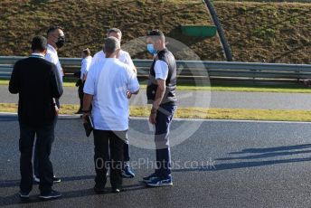 World © Octane Photographic Ltd. Formula 1 – F1 Portuguese GP, Track Walk. Michael Masi Race Director, Safety Delegate and Permanent Starter and FIA technical staff. Autodromo do Algarve, Portimao, Portugal. Thursday 22nd October 2020.
