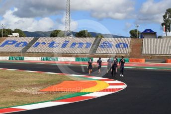 World © Octane Photographic Ltd. Formula 1 – F1 Portuguese GP, Track Walk. BWT Racing Point F1 Team RP20 – Lance Stroll. Autodromo do Algarve, Portimao, Portugal. Thursday 22nd October 2020.