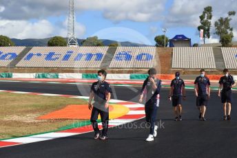 World © Octane Photographic Ltd. Formula 1 – F1 Portuguese GP, Track Walk. BWT Racing Point F1 Team RP20 – Lance Stroll. Autodromo do Algarve, Portimao, Portugal. Thursday 22nd October 2020.