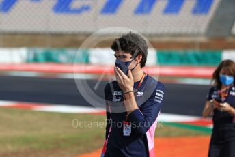 World © Octane Photographic Ltd. Formula 1 – F1 Portuguese GP, Track Walk. BWT Racing Point F1 Team RP20 – Lance Stroll. Autodromo do Algarve, Portimao, Portugal. Thursday 22nd October 2020.