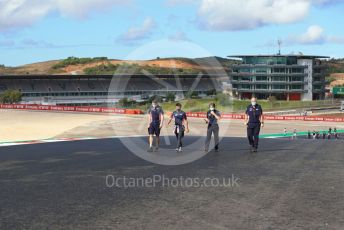 World © Octane Photographic Ltd. Formula 1 – F1 Portuguese GP, Track Walk. BWT Racing Point F1 Team RP20 - Sergio Perez. Autodromo do Algarve, Portimao, Portugal. Thursday 22nd October 2020.