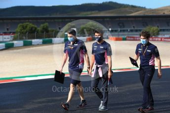 World © Octane Photographic Ltd. Formula 1 – F1 Portuguese GP, Track Walk. BWT Racing Point F1 Team RP20 - Sergio Perez. Autodromo do Algarve, Portimao, Portugal. Thursday 22nd October 2020.