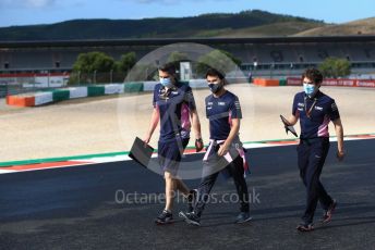 World © Octane Photographic Ltd. Formula 1 – F1 Portuguese GP, Track Walk. BWT Racing Point F1 Team RP20 - Sergio Perez. Autodromo do Algarve, Portimao, Portugal. Thursday 22nd October 2020.