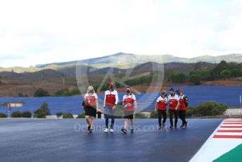 World © Octane Photographic Ltd. Formula 1 – F1 Portuguese GP, Track Walk. Alfa Romeo Racing Orlen C39 – Antonio Giovinazzi. Autodromo do Algarve, Portimao, Portugal. Thursday 22nd October 2020.