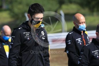 World © Octane Photographic Ltd. Formula 1 – F1 Portuguese GP, Track Walk. Renault Sport F1 Team RS20 – Esteban Ocon. Autodromo do Algarve, Portimao, Portugal. Thursday 22nd October 2020.