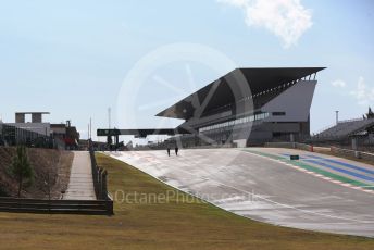 World © Octane Photographic Ltd. Formula 1 – F1 Portuguese GP. Main grandstand and pit exit Autodromo do Algarve, Portimao, Portugal. Thursday 22nd October 2020.