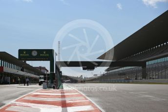 World © Octane Photographic Ltd. Formula 1 – F1 Portuguese GP. Main grandstand and pit exit Autodromo do Algarve, Portimao, Portugal. Thursday 22nd October 2020.