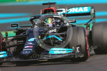 World © Octane Photographic Ltd. Formula 1 – Etihad F1 Grand Prix Abu Dhabi. Mercedes AMG Petronas F1 Team F1 W12 - Lewis Hamilton. Yas Marina Circuit, Abu Dhabi. Friday 10th December 2021 Practice 1.