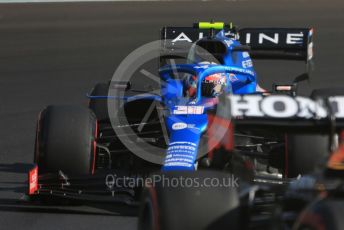World © Octane Photographic Ltd. Formula 1 – Etihad F1 Grand Prix Abu Dhabi. Alpine F1 Team A521– Esteban Ocon. Yas Marina Circuit, Abu Dhabi. Friday 10th December 2021 Practice 1.