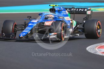 World © Octane Photographic Ltd. Formula 1 – Etihad F1 Grand Prix Abu Dhabi. Alpine F1 Team A521– Esteban Ocon. Yas Marina Circuit, Abu Dhabi. Friday 10th December 2021 Practice 1.