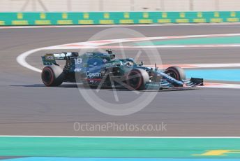 World © Octane Photographic Ltd. Formula 1 – Etihad F1 Grand Prix Abu Dhabi. Aston Martin Cognizant F1 Team AMR21– Lance Stroll. Yas Marina Circuit, Abu Dhabi. Friday 10th December 2021 Practice 1.