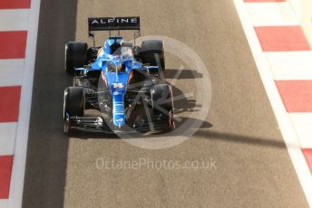 World © Octane Photographic Ltd. Formula 1 – Etihad F1 Grand Prix Abu Dhabi. Alpine F1 Team A521 – Fernando Alonso. Yas Marina Circuit, Abu Dhabi. Friday 10th December 2021 Practice 1.