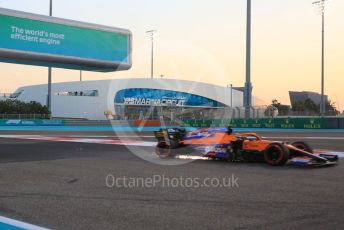 World © Octane Photographic Ltd. Formula 1 – Etihad F1 Grand Prix Abu Dhabi. McLaren F1 Team MCL35M – Daniel Ricciardo. Yas Marina Circuit, Abu Dhabi. Friday 10th December 2021 Practice 2.