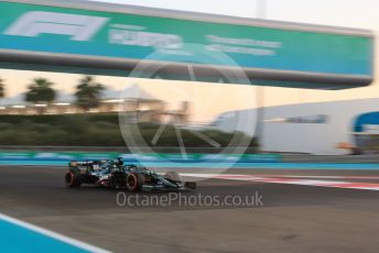 World © Octane Photographic Ltd. Formula 1 – Etihad F1 Grand Prix Abu Dhabi. Aston Martin Cognizant F1 Team AMR21– Lance Stroll. Yas Marina Circuit, Abu Dhabi. Friday 10th December 2021 Practice 2.