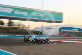 World © Octane Photographic Ltd. Formula 1 – Etihad F1 Grand Prix Abu Dhabi. Alpine F1 Team A521– Esteban Ocon. Yas Marina Circuit, Abu Dhabi. Friday 10th December 2021 Practice 2.