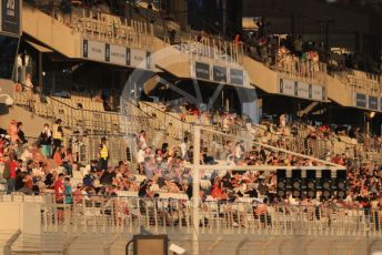 World © Octane Photographic Ltd. Formula 1 – Etihad F1 Grand Prix Abu Dhabi. Fans in the main grandstand. Yas Marina Circuit, Abu Dhabi. Friday 10th December 2021 Practice 2.