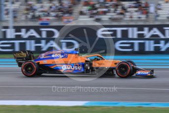 World © Octane Photographic Ltd. Formula 1 – Etihad F1 Grand Prix Abu Dhabi. McLaren F1 Team MCL35M – Daniel Ricciardo. Yas Marina Circuit, Abu Dhabi. Friday 10th December 2021 Practice 2.