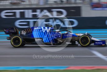 World © Octane Photographic Ltd. Formula 1 – Etihad F1 Grand Prix Abu Dhabi. Williams Racing FW 43B – George Russell. Yas Marina Circuit, Abu Dhabi. Friday 10th December 2021 Practice 2.
