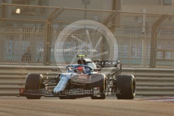 World © Octane Photographic Ltd. Formula 1 – Etihad F1 Grand Prix Abu Dhabi. Alpine F1 Team A521– Esteban Ocon. Yas Marina Circuit, Abu Dhabi. Friday 10th December 2021 Practice 2.