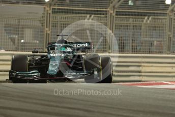 World © Octane Photographic Ltd. Formula 1 – Etihad F1 Grand Prix Abu Dhabi. Aston Martin Cognizant F1 Team AMR21– Lance Stroll. Yas Marina Circuit, Abu Dhabi. Friday 10th December 2021 Practice 2.