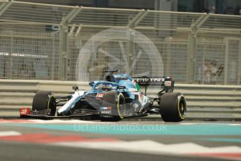 World © Octane Photographic Ltd. Formula 1 – Etihad F1 Grand Prix Abu Dhabi. Alpine F1 Team A521 – Fernando Alonso. Yas Marina Circuit, Abu Dhabi. Friday 10th December 2021 Practice 2.