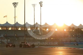World © Octane Photographic Ltd. Formula 1 – Etihad F1 Grand Prix Abu Dhabi. Scuderia Ferrari Mission Winnow SF21 – Carlos Sainz and Charles Leclerc. Yas Marina Circuit, Abu Dhabi. Friday 10th December 2021 Practice 2.