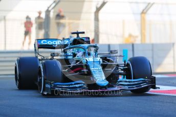 World © Octane Photographic Ltd. Formula 1 – Etihad F1 Grand Prix Abu Dhabi. Aston Martin Cognizant F1 Team AMR21– Lance Stroll. Yas Marina Circuit, Abu Dhabi. Saturday 11th December 2021 Practice 3.