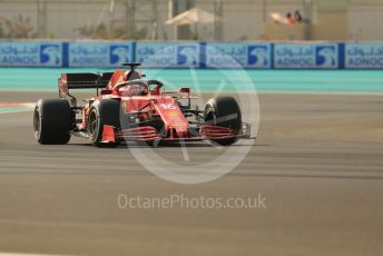 World © Octane Photographic Ltd. Formula 1 – Etihad F1 Grand Prix Abu Dhabi. Scuderia Ferrari Mission Winnow SF21 – Charles Leclerc. Yas Marina Circuit, Abu Dhabi. Saturday 11th December 2021 Practice 3.