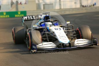 World © Octane Photographic Ltd. Formula 1 – Etihad F1 Grand Prix Abu Dhabi. Williams Racing FW 43B – George Russell. Yas Marina Circuit, Abu Dhabi. Saturday 11th December 2021 Practice 3.