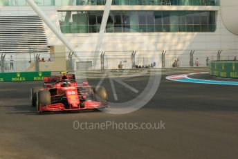 World © Octane Photographic Ltd. Formula 1 – Etihad F1 Grand Prix Abu Dhabi. Scuderia Ferrari Mission Winnow SF21 – Carlos Sainz. Yas Marina Circuit, Abu Dhabi. Saturday 11th December 2021 Practice 3.