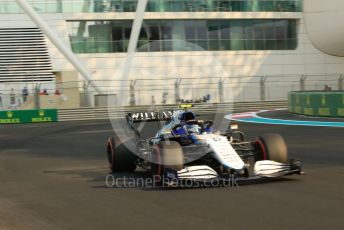 World © Octane Photographic Ltd. Formula 1 – Etihad F1 Grand Prix Abu Dhabi. Williams Racing FW43B – Nicholas Latifi. Yas Marina Circuit, Abu Dhabi. Saturday 11th December 2021 Practice 3.
