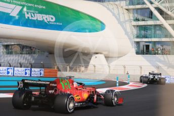 World © Octane Photographic Ltd. Formula 1 – Etihad F1 Grand Prix Abu Dhabi. Scuderia Ferrari Mission Winnow SF21 – Charles Leclerc. Yas Marina Circuit, Abu Dhabi. Saturday 11th December 2021 Practice 3.