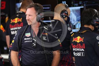 World © Octane Photographic Ltd. Formula 1 – Etihad F1 Grand Prix Abu Dhabi. Christian Horner - Team Principal of Red Bull Racing. Yas Marina Circuit, Abu Dhabi. Saturday 11th December 2021.