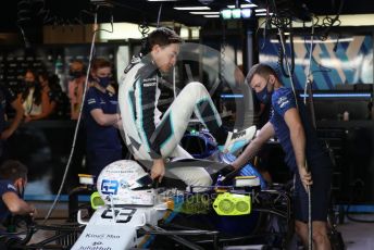 World © Octane Photographic Ltd. Formula 1 – Etihad F1 Grand Prix Abu Dhabi. Williams Racing FW 43B – George Russell. Yas Marina Circuit, Abu Dhabi. Saturday 11th December 2021 Practice 3.