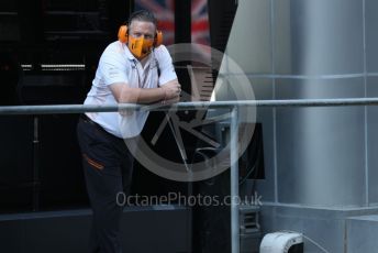 World © Octane Photographic Ltd. Formula 1 – Etihad F1 Grand Prix Abu Dhabi. Zak Brown - Executive Director of McLaren Technology Group. Yas Marina Circuit, Abu Dhabi. Saturday 11th December 2021.