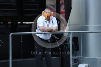 World © Octane Photographic Ltd. Formula 1 – Etihad F1 Grand Prix Abu Dhabi. Zak Brown - Executive Director of McLaren Technology Group. Yas Marina Circuit, Abu Dhabi. Saturday 11th December 2021.