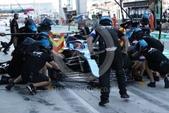 World © Octane Photographic Ltd. Formula 1 – Etihad F1 Grand Prix Abu Dhabi. Alpine F1 Team A521– Esteban Ocon. Yas Marina Circuit, Abu Dhabi. Saturday 11th December 2021 Practice 3.