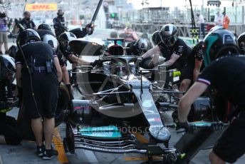 World © Octane Photographic Ltd. Formula 1 – Etihad F1 Grand Prix Abu Dhabi. Mercedes AMG Petronas F1 Team F1 W12 - Lewis Hamilton. Yas Marina Circuit, Abu Dhabi. Saturday 11th December 2021 Practice 3.