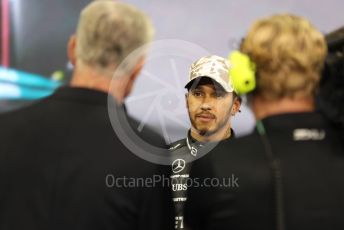 World © Octane Photographic Ltd. Formula 1 – Etihad F1 Grand Prix Abu Dhabi. Mercedes AMG Petronas F1 Team F1 W12 - Lewis Hamilton. Yas Marina Circuit, Abu Dhabi. Saturday 11th December 2021 Qualifying