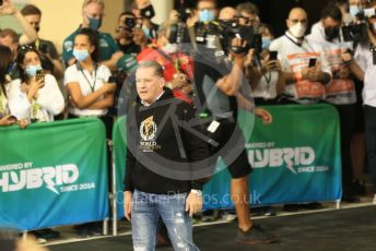 World © Octane Photographic Ltd. Formula 1 – Etihad F1 Grand Prix Abu Dhabi. Max Verstappen's father Jos. Yas Marina Circuit, Abu Dhabi. Sunday 12th December 2021 Podium and post race celebrations.