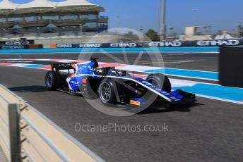 World © Octane Photographic Ltd. FIA F2 (Formula 2) – Etihad F1 Grand Prix Abu Dhabi. UNI-Vituosi Racing- Guanyu Zhou. Yas Marina Circuit, Abu Dhabi. Friday 10th December 2021 Practice.