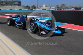 World © Octane Photographic Ltd. FIA F2 (Formula 2) – Etihad F1 Grand Prix Abu Dhabi. DAMS - Marcus Armstrong. Yas Marina Circuit, Abu Dhabi. Friday 10th December 2021 Practice.