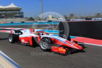 World © Octane Photographic Ltd. FIA F2 (Formula 2) – Etihad F1 Grand Prix Abu Dhabi. Prema Racing - Oscar Piastri. Yas Marina Circuit, Abu Dhabi. Friday 10th December 2021 Practice.