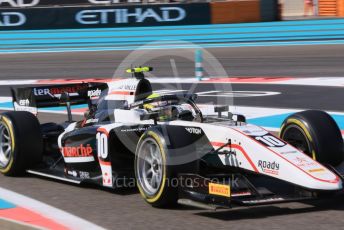 World © Octane Photographic Ltd. FIA F2 (Formula 2) – Etihad F1 Grand Prix Abu Dhabi. ART Grand Prix - Théo Pourchaire. Yas Marina Circuit, Abu Dhabi. Friday 10th December 2021 Practice.