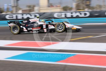 World © Octane Photographic Ltd. FIA F2 (Formula 2) – Etihad F1 Grand Prix Abu Dhabi. ART Grand Prix - Théo Pourchaire. Yas Marina Circuit, Abu Dhabi. Friday 10th December 2021 Practice.