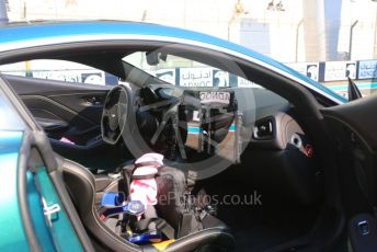 World © Octane Photographic Ltd. FIA F2 (Formula 2) – Etihad F1 Grand Prix Abu Dhabi. Aston Martin Vantage Safety Car. Yas Marina Circuit, Abu Dhabi. Saturday 11th December 2021 Sprint Race 1.