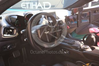 World © Octane Photographic Ltd. FIA F2 (Formula 2) – Etihad F1 Grand Prix Abu Dhabi. Aston Martin Vantage Safety Car. Yas Marina Circuit, Abu Dhabi. Saturday 11th December 2021 Sprint Race 1.